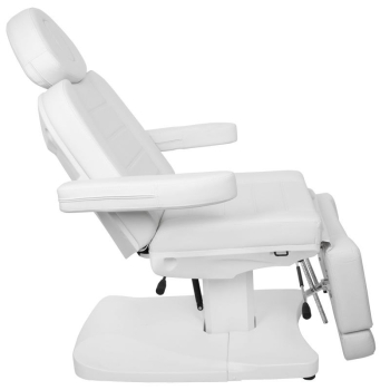 FOTEL KOSMETYCZNY ELEKTR. AZZURRO 803A 2 SILN. BIAŁY Activ  Q@d